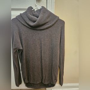 Max studio purple tunic sweater